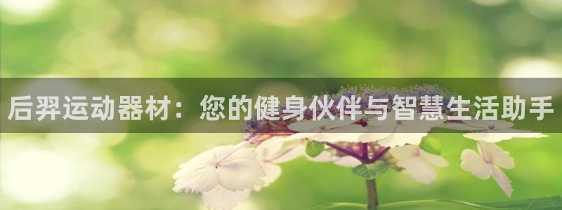 注册凯捷体育:后羿运动器材:您的健身伙伴与智慧生活助手